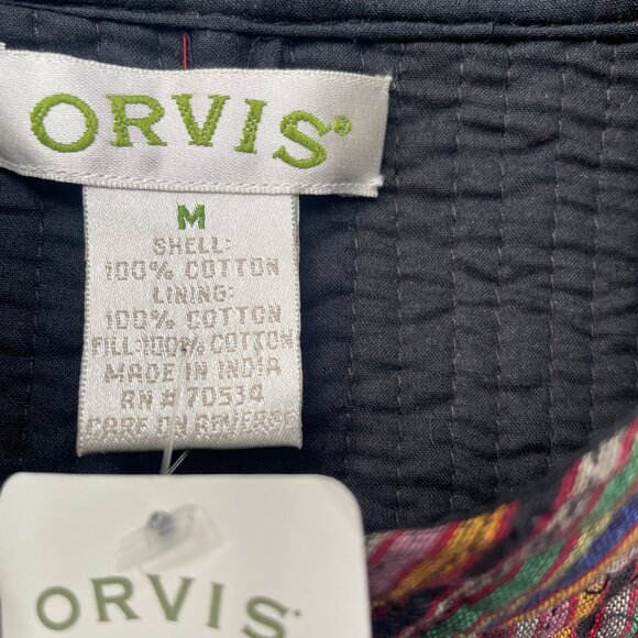 Brand New Orvis Multicolor Earth Tone Striped Jacket - Picture 9 of 10